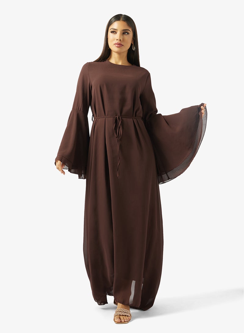 Khizana Abaya Set With Dress & Top - Image 1
